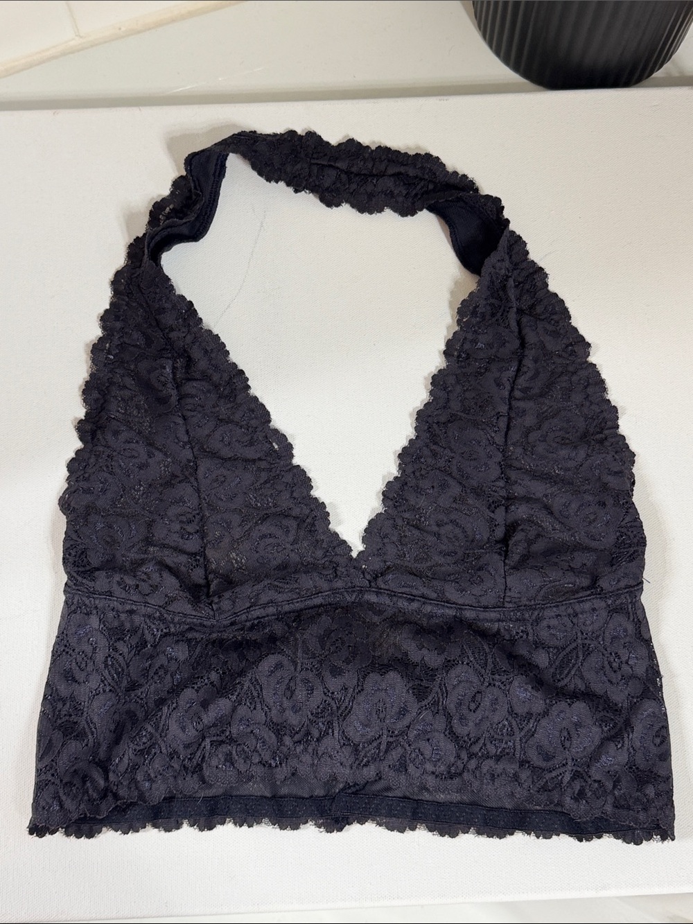 By Together Bralette Lace and Navy . Large NEW with Tags